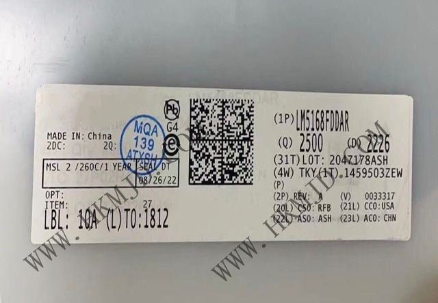 供應 TI LM5168FDDAR：具有 Fly-Buck? 轉換功能的降壓轉換器