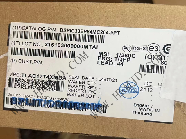 用于電機控制、數(shù)字電源和檢測的 DSPIC33EP64MC204-I/PT 16位 DSC