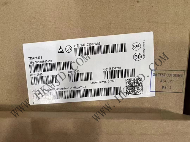 DC/DC開(kāi)關(guān)轉(zhuǎn)換器Infineon TDA21472 70A、1.5MHz 開(kāi)關(guān)頻率