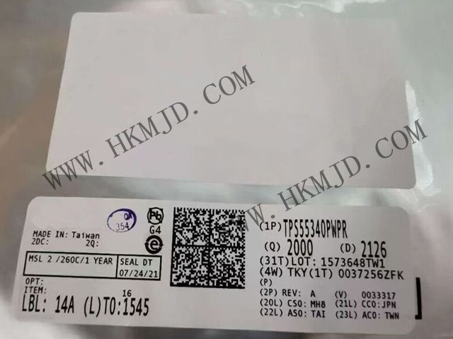 【德州儀器】具有5A、40V  TPS55340PWPR 集成式電源開(kāi)關(guān)的單片非同步開(kāi)關(guān)穩(wěn)壓器