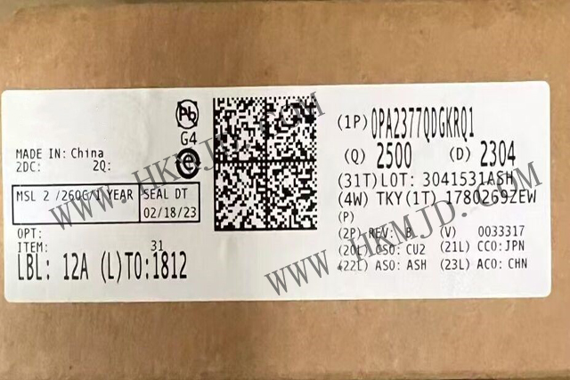 汽車放大器_OPA2377QDGKRQ1_軌到軌輸入/輸出、低噪聲、5MHz CMOS 運(yùn)算放大器