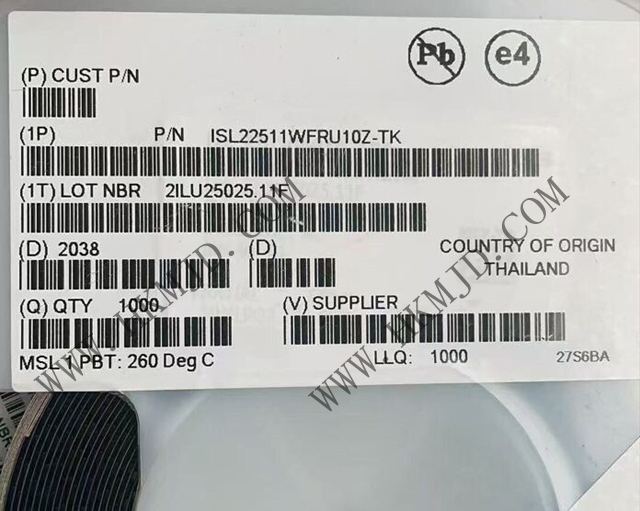 明佳達供應Renesas（ISL22511WFRU10Z）XDCP? 數(shù)字電位計，助力高性能電子設計