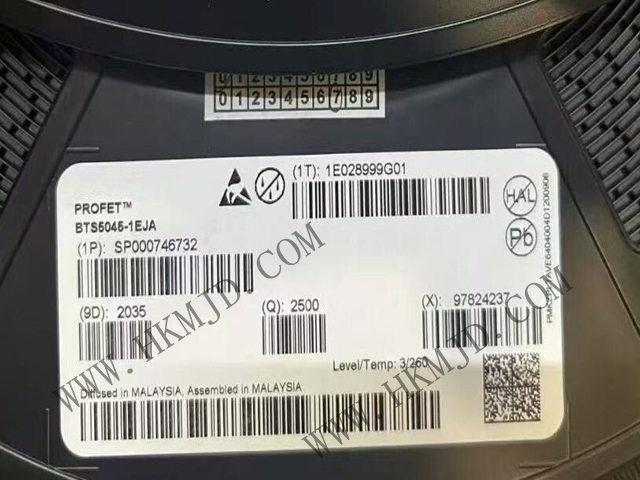 AEC-Q100認證！英飛凌BTS5045-1EJA高邊開關，明佳達電子一站式供應
