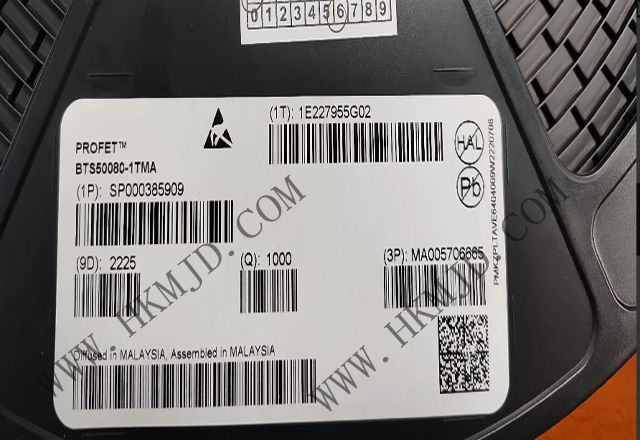 BTS50080-1TMA 英飛凌單通道高壓側(cè)電源開關(guān)，具有嵌入式保護功能