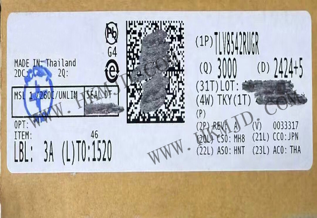 [供應(yīng) TI 放大器] TLV8542RUGR 500nA，RRIO 運(yùn)算放大器