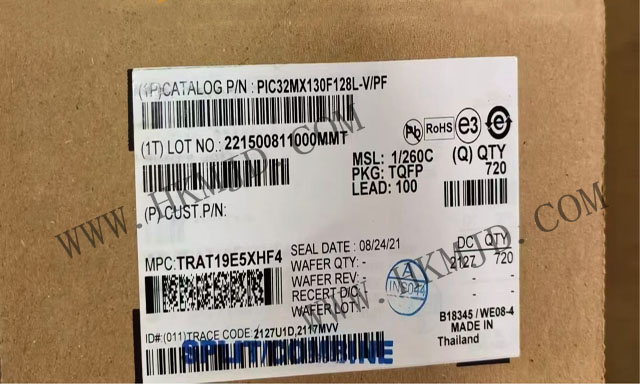 PIC32MX130F128L-V/PF